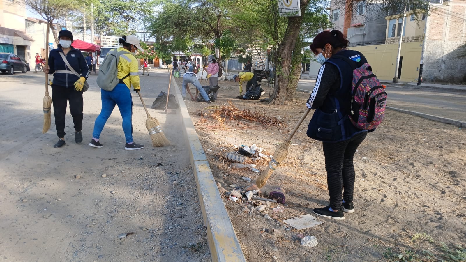 Comuna piurana realizó campaña de reciclaje en la urbanización Santa Ana de Piura