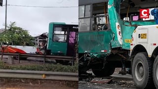 Puente Piedra: choque entre bus de VIPUSA y cúster de Los Anconeros deja ocho heridos en la Panamericana Norte