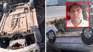 Suboficial PNP en retiro fallece tras despistarse su camioneta en Chiclayo