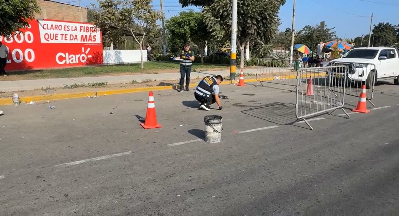 Ataque armado se registró en la avenida Julián Arce Larreta, en el ingreso al distrito de Laredo.