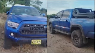 Ica: en descampado, hallan camioneta que cuando fue robada habría tenido S/45 mil en su interior