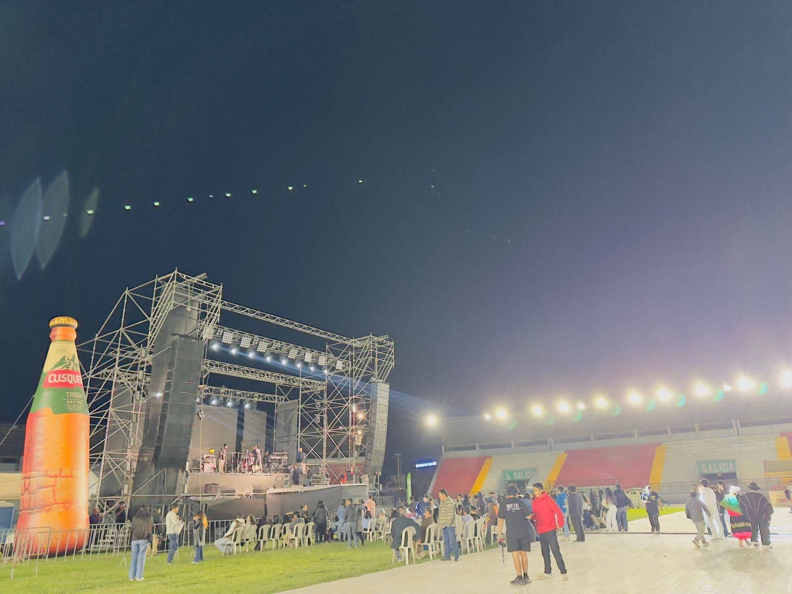 Un concierto sin los permisos del caso mueve disgustos