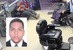 Chiclayo: policía es captado apuntando con arma en barbería