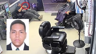 Chiclayo: policía es captado apuntando con arma en barbería