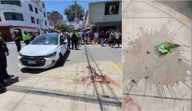 Ica: auto conducido por policía ebrio sube a la vereda y arrolla a joven madre causándole fractura de cráneo