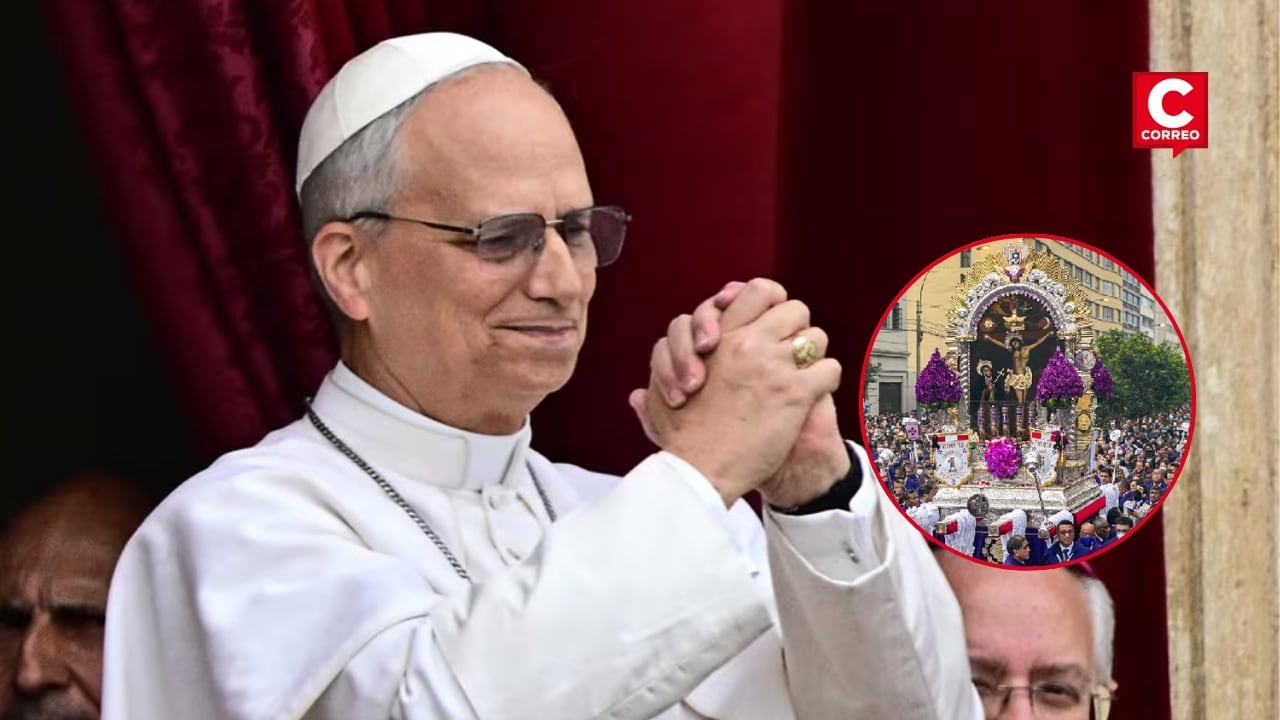 Papa León XIV en Lima: coordinan traslado del Señor de los Milagros para misa en Las Palmas. Composición: Diario Correo.