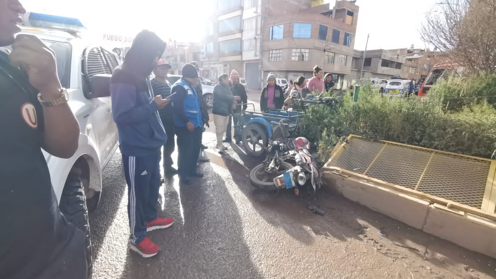 El hecho ocurrió en horas de la mañana de este domingo en la avenida Huancané y el jirón Huayna Capac, en el límite entre las ciudades de Juliaca y San Miguel.