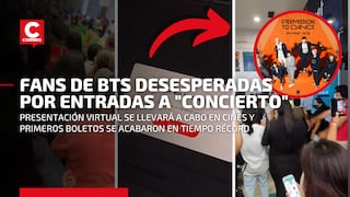 BTS en concierto: colas largas y desesperación durante preventa de entradas para ver a grupo de K-Pop en cines