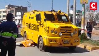 Huancayo: Vehículo de Prosegur atropella y mata a joven