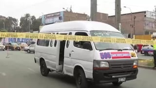 Graban ataque armado contra bus de transporte público en La Victoria