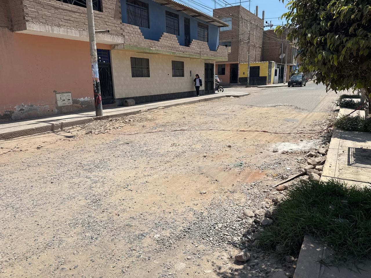 Calles de Chiclayo en mal estado.