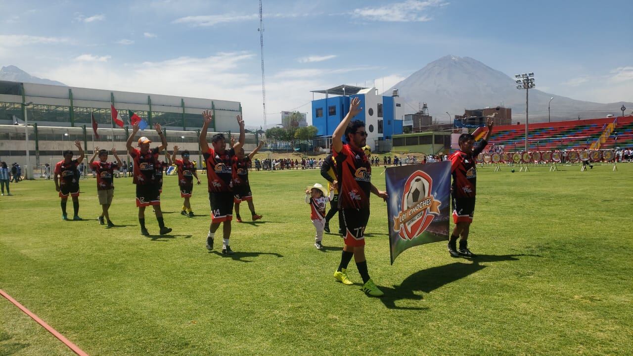 Copa Cayma se juega en el estadio La Tomilla. (Foto: Omar Cruz)
