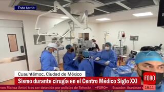 Terremoto en México: Médicos no abandonaron el hospital y continuaron operando a un bebé [VIDEO]