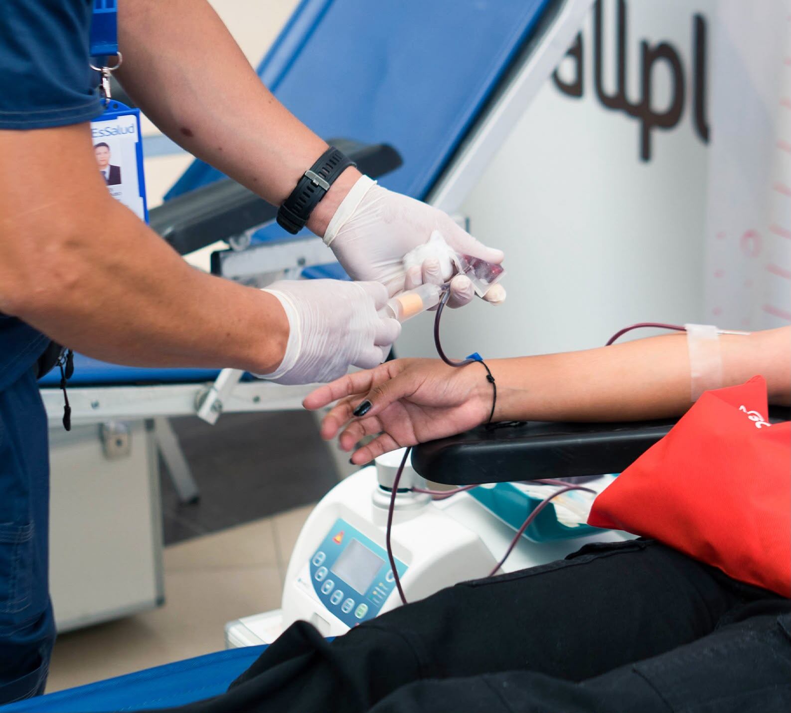 Campaña de donación de sangre en Piura