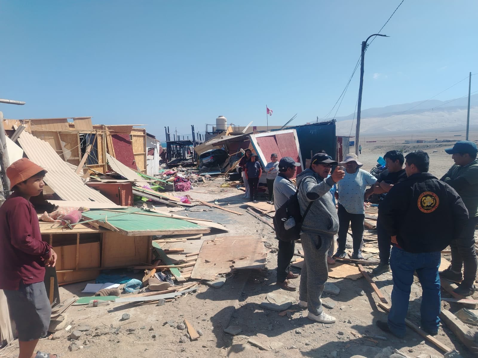 Arequipa: dos heridos y viviendas destrozadas en Chaparra por despiste de tráiler (Foto: Municipalidad de Chaparra)