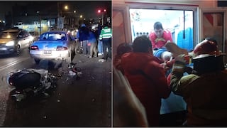 Ica: dos accidentes dejan heridos graves en Parcona en la madrugada del domingo