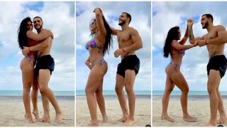 Mario Irivarren y Vania Bludau protagonizan romántico baile en la playa (VIDEO)