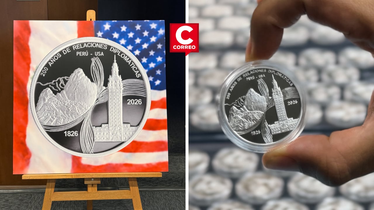 La moneda conmemorativa tendrá una emisión de 5,000 unidades y presenta imágenes de Machu Picchu y la Freedom Tower de Miami. (Imagen: Embajador Navarro @USAmbPeru)