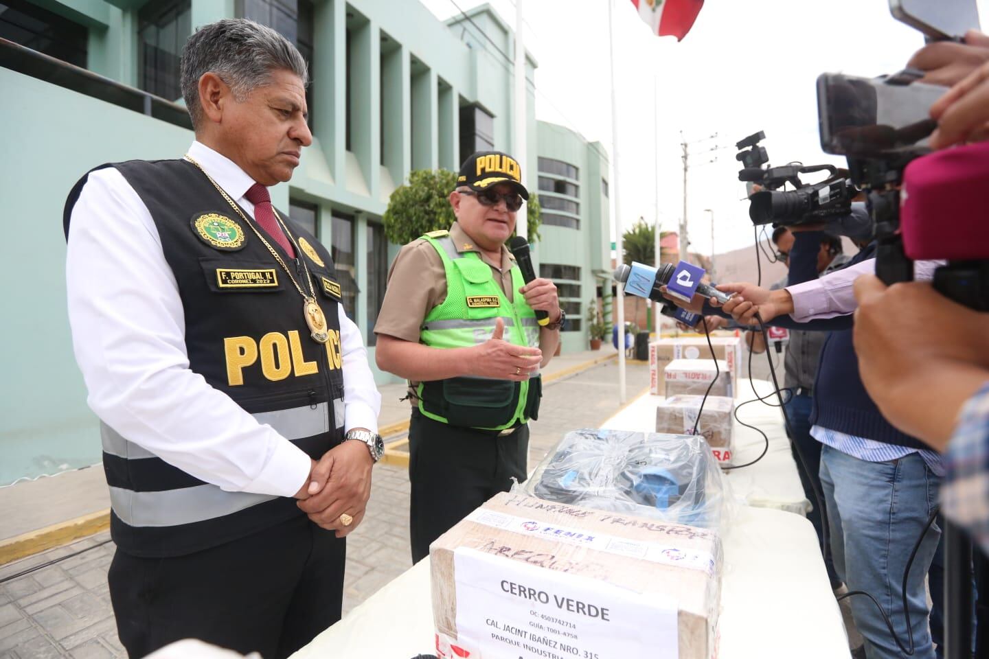 General PNP Ghino Malaspina, jefe de la IX Macrepol Arequipa. Foto: Leonardo Cuito