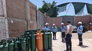 Ica: hallan cerca de 200 balones de gas en presunto depósito informal en San Joaquín