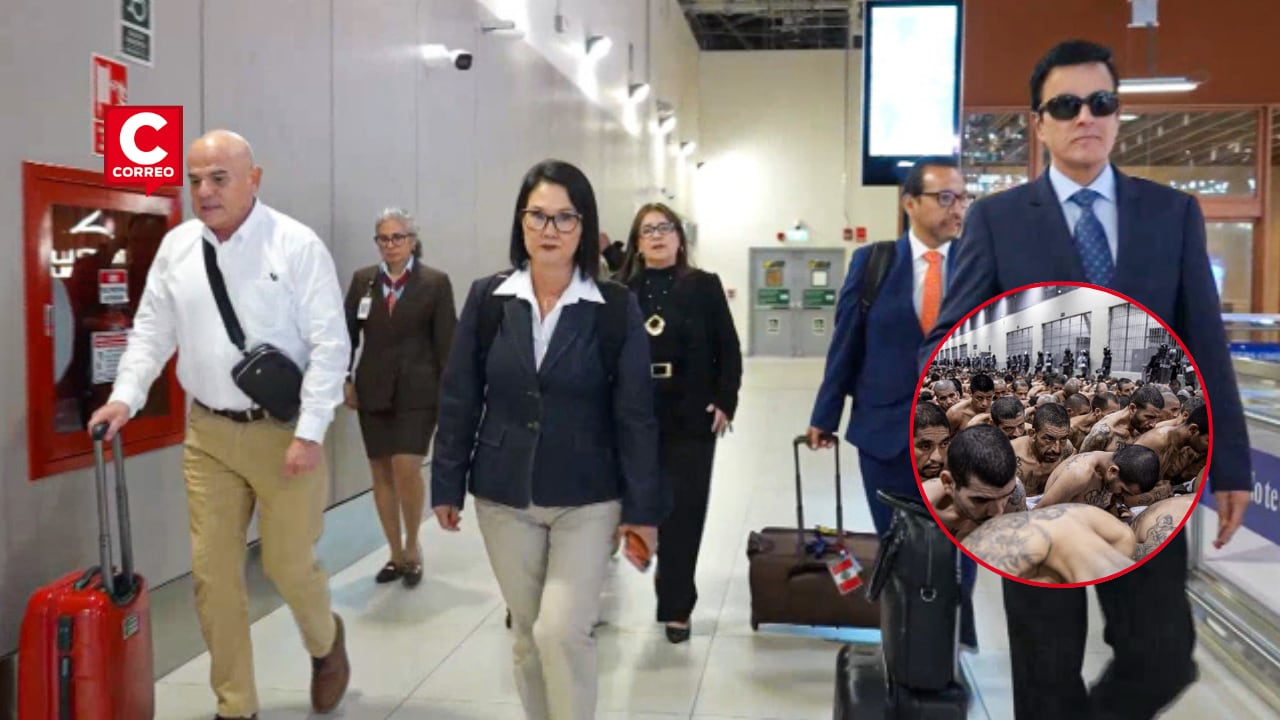 Keiko Fujimori viajó a El Salvador: Visitará megacárcel Cecot (VIDEO)