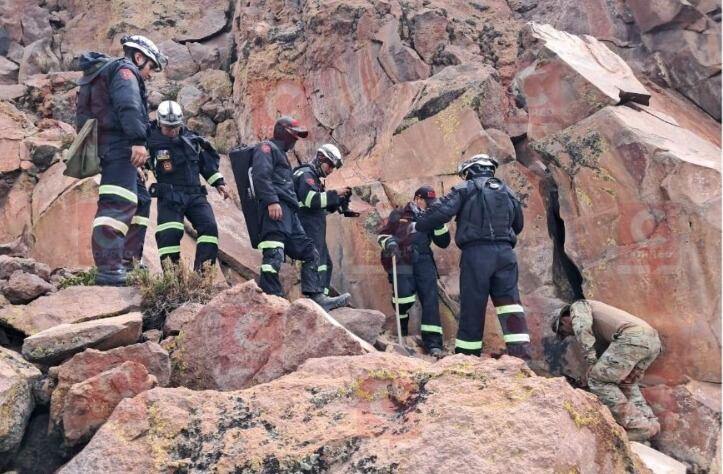 Los agentes de rescate buscaron desde ayer en horas de la tarde. (Foto: GEC)