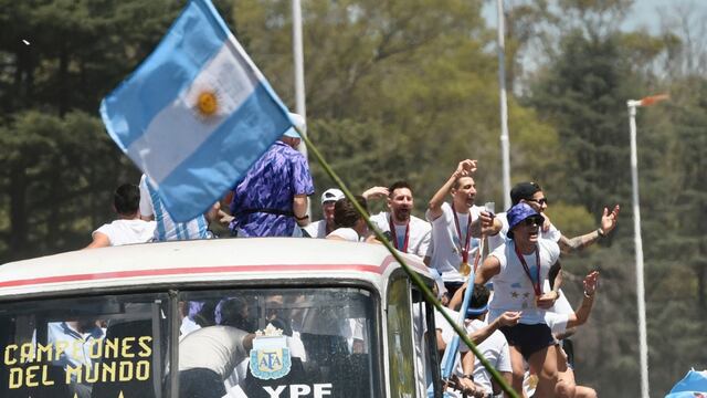 Celebraciones en Argentina: La algarabía con Lionel Messi y los campeones en casa