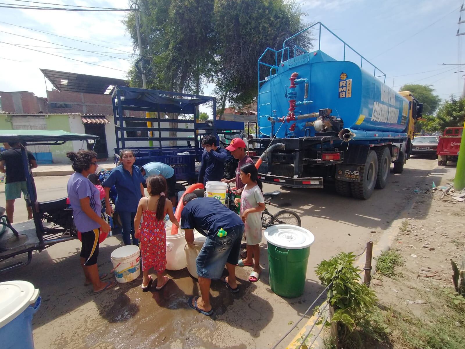 Se entregará agua en cisternas