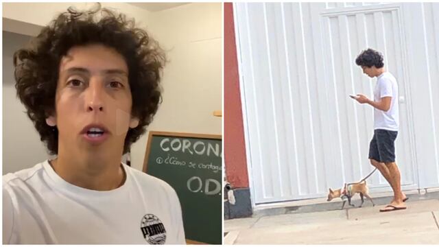 Mateo Garrido Lecca se defiende tras críticas por pasear a su mascota en plena cuarentena