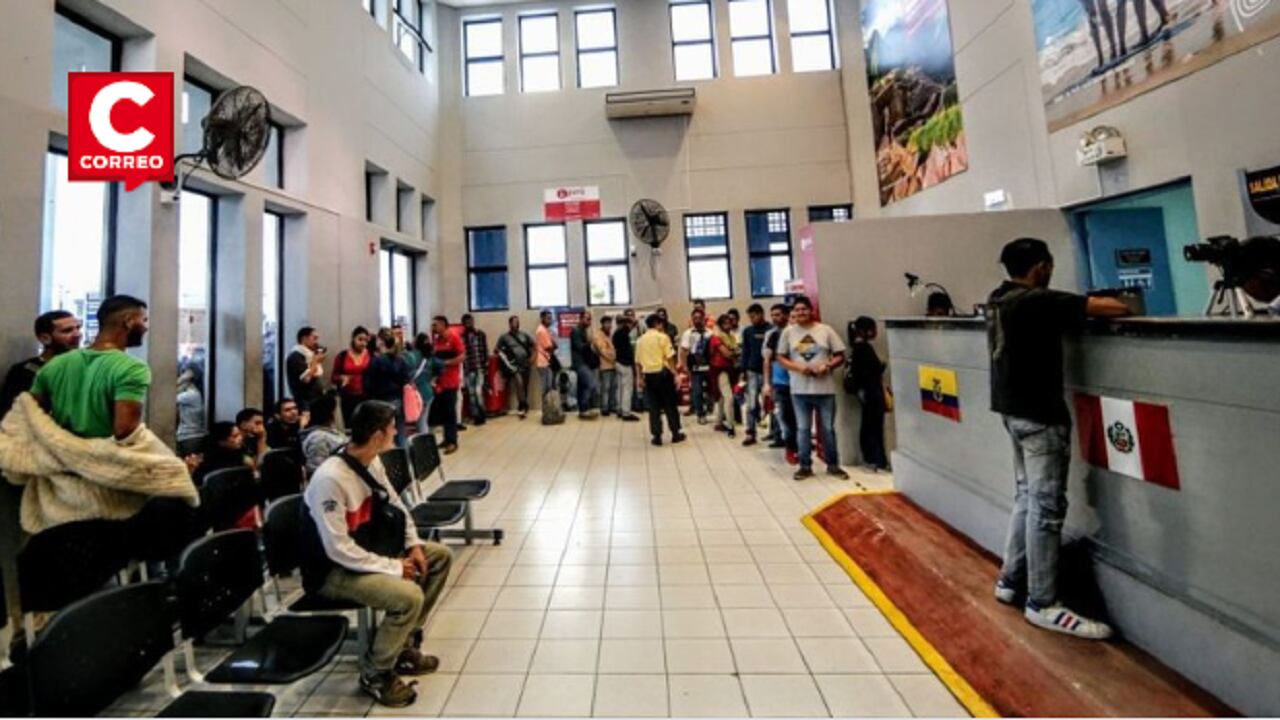 Control migratorio en el Centro Binacional de Atención Fronteriza (CEBAF). (Foto: GEC)