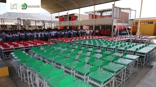 Ica: tres colegios de La Tinguiña y Los Molinos reciben nuevo mobiliario escolar tras convenio