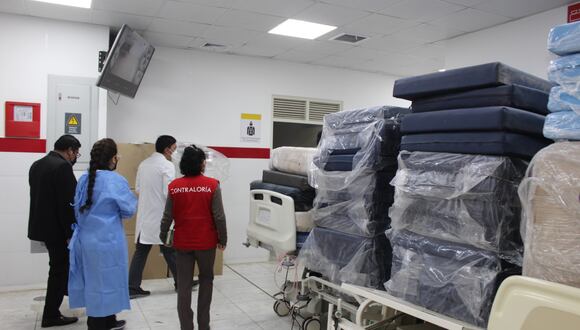 Contraloría inspeccionó inventario del hospital Honorio Delgado Espinoza (Foto: Difusión)