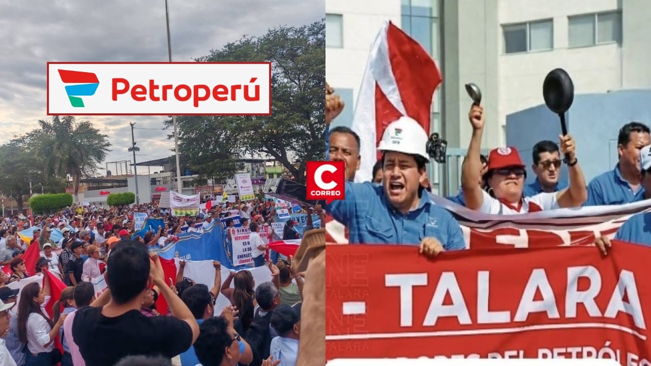 MTPE declara improcedente huelga en Petroperú y asegura que plantas y terminales no se verán afectados. Composición: Diario Correo.