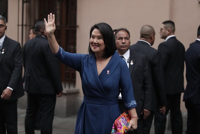 Keiko Fujimori inicia agenda de la Transmisión de Mando en Torre Tagle