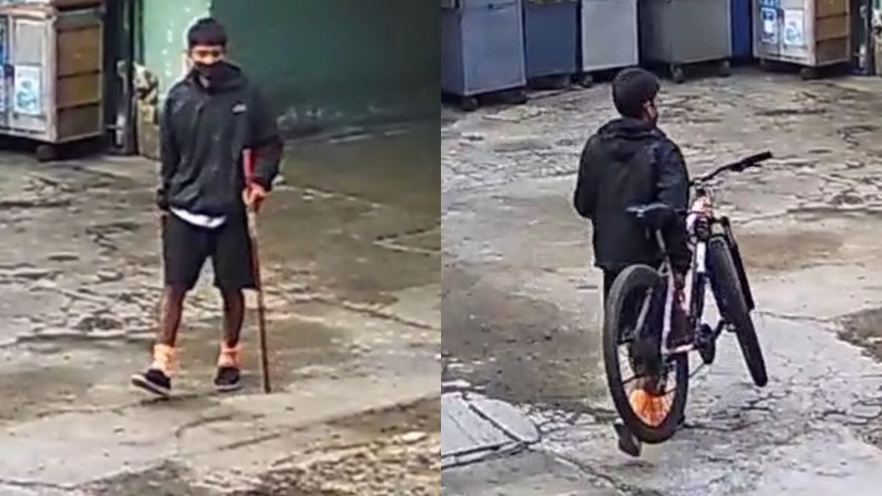 Las cámaras de videovigilancia registraron los movimientos del sospechoso.