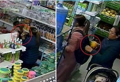 Ica: cámaras captaron a madre e hija robando productos de minimarket en La Tinguiña