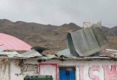 Ventarrón en Arequipa: Desprendimiento de calaminas en techos de tres viviendas, parroquia y colegio