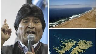 Evo Morales cree que Argentina podrá recuperar Malvinas si Bolivia recobra mar