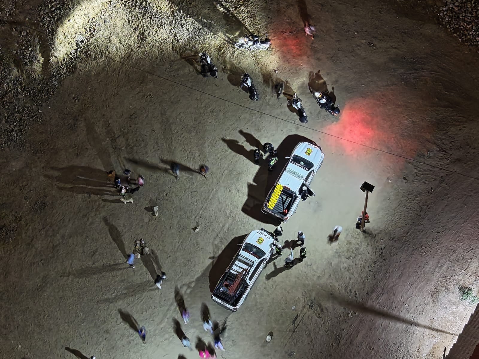 Escuadrón de Drones y la unidad de Halcones participaron de operativo. (Foto: PNP)