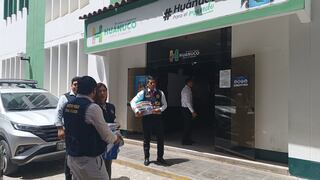 Fiscalía y Policía intervienen oficinas del Gobierno Regional de Huánuco