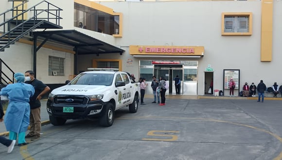 Área de emergencia del hospital Honorio Delgado Espinoza. Foto: GEC.