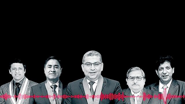 Los magistrados investigados por corrupción en la región norte del país