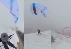 Áncash: Turista francés desaparece tras realizar parapente en el nevado Alpamayo