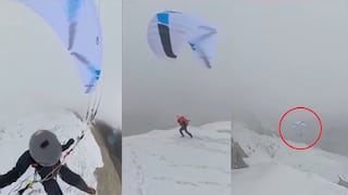 Áncash: Turista francés desaparece tras realizar parapente en el nevado Alpamayo