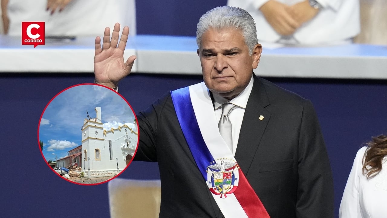Panamá: presidente José Raúl Mulino agradece apoyo de Perú y otros países tras fuertes sismos. Composición: Diario Correo.