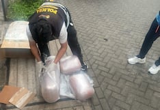 Arequipa: incautan 30 kilos de marihuana enviada por una agencia de envío de encomiendas