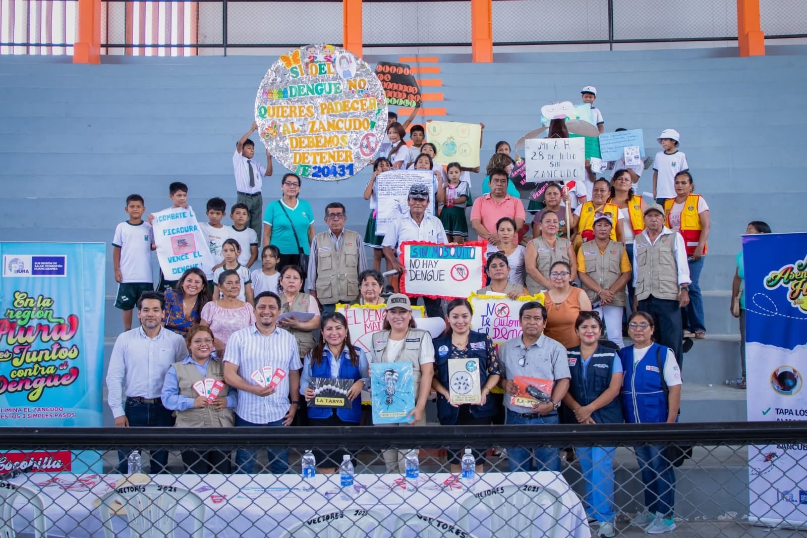 Campaña de sensibilización para prevenir casos de dengue en Chulucanas