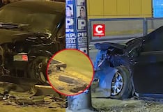 Comas: choque entre dos autos deja un conductor herido y otro detenido por presunto estado de ebriedad