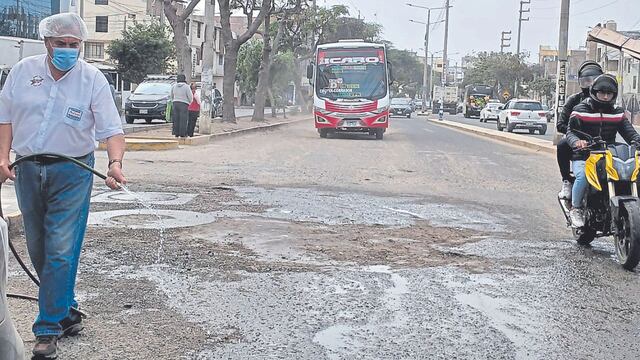 Trujillo: Vecinos respiran polvo por pésimo estado de pistas en avenida Mansiche