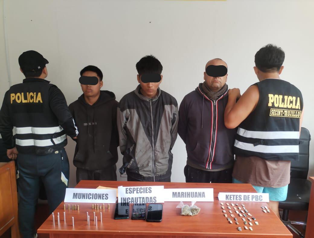 Según la Policía, los miembros de esta organización delictiva están presuntamente vinculados a delitos de sicariato, extorsión, robo agravado y tráfico ilícito de drogas.